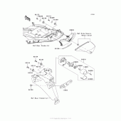 Схема узла: Taillight(S) для Kawasaki ZX1400 Ninja ZX-14R ABS