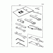 Схема вузла: Інструмент для Kawasaki EX400 GPZ400S