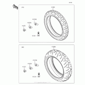 Схема вузла: Шини для Kawasaki ZX636 Ninja ZX-6R