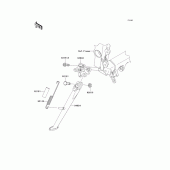 Схема узла: Stand(s) для Kawasaki ZX600 Ninja ZX-6RR