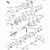 Схема узла: Balancer для Kawasaki ZR1200 ZRX1200