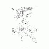 Схема узла: Задний рычаг (Маятник) для Kawasaki EX300 Ninja 300