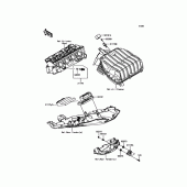 Схема вузла: Fuel Injection для Kawasaki ZX636 Ninja ZX-6R ABS KRT Edition