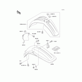 Схема узла: Крыло для Kawasaki KX500