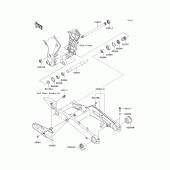 Схема узла: Задний рычаг (Маятник) для Kawasaki ZX1000 Z1000SX