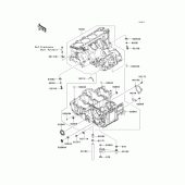 Схема вузла: Картер двигуна для Kawasaki ZX1400 Ninja ZX-14R