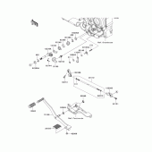 Схема вузла: Перемикач передач для Kawasaki VN1700 Vulcan 1700 Classic LT