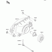 Схема вузла: Headlight(s) для Kawasaki ZX600 ZZ-R600