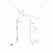 Схема вузла: Кермо & Пульт управління кермовим для Kawasaki KLX400 KLX400R