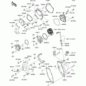 Схема вузла: Engine cover(s)(1/2) для Kawasaki ZX1000 Ninja ZX-10R
