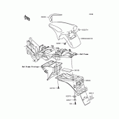 Схема вузла: Крило для Kawasaki KL110 KSR
