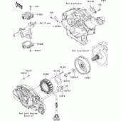 Схема узла: Генератор для Kawasaki VN1700 Vulcan 1700 Voyager