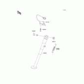 Схема вузла: Stand(s) для Kawasaki KL250 KLR250