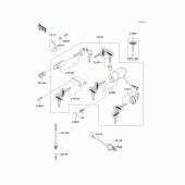Схема вузла: Замок запалювання для Kawasaki VN800 Vulcan 800 Classic