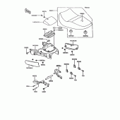 Схема вузла: Сидіння (1/2)(zg1000-a9) для Kawasaki ZG1000 Concours