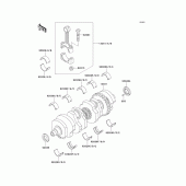 Схема узла: Коленчатый вал для Kawasaki ZG1200 Voyager XII