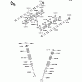 Схема вузла: Клапан(и) для Kawasaki ZG1000 1000GTR