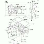 Схема узла: Масляный поддон для Kawasaki ZX1100 ZZ-R1100