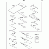 Схема вузла: Owner`s tools для Kawasaki ZR750 ZR-7
