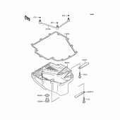 Схема вузла: Oil pan для Kawasaki ZR250 Balius