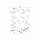 Схема узла: Owners tools для Kawasaki ZX1000 Ninja ZX-10R