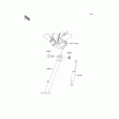Схема вузла: Stand(s) для Kawasaki KLX140 KLX140