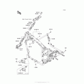 Схема узла: Рама для Kawasaki VN1700 Vulcan 1700 Voyager