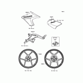 Схема вузла: Decals(Black) для Kawasaki ER650 ER-6N