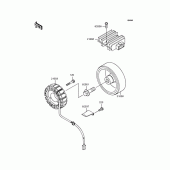 Схема вузла: Генератор для Kawasaki ZR750 Zephyr