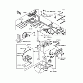 Схема вузла: Електроустаткування для Kawasaki ZR1200 ZRX1200R