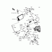 Схема вузла: Water Pipe для Kawasaki ZX1000 Ninja 1000 ABS