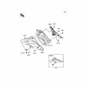 Схема вузла: Engine Shrouds для Kawasaki KX450 KX450F