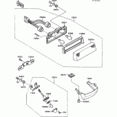 Схема вузла: Tail lamp для Kawasaki EX500 GPZ500