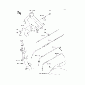 Схема вузла: Троси для Kawasaki VN900 Vulcan 900 Custom