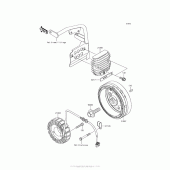 Схема вузла: Генератори для Kawasaki KL650 KLR650