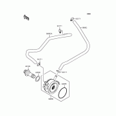 Схема узла: Масляный охладитель для Kawasaki ZX636 Ninja ZX-6R