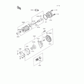 Схема вузла: Масляний насос для Kawasaki KL650 KLR650
