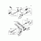 Схема вузла: Поворотники для Kawasaki ZR1000 Z1000 ABS