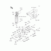 Схема узла: Задняя подвеска для Kawasaki ZX900 Ninja ZX-9R