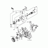 Схема вузла: Starter Motor для Kawasaki KLX110 KLX110