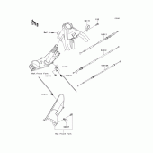 Схема узла: Тросики для Kawasaki KLX125 D-Tracker