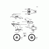 Схема вузла: Decals(Green) для Kawasaki ZX1000 Ninja ZX-10R