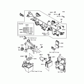Схема узла: Электрооборудование для Kawasaki VN900 Vulcan 900 Custom