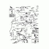 Схема узла: Топливный бак для Kawasaki ZX1000 Ninja ZX-10R
