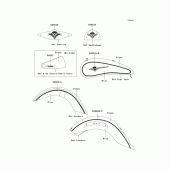 Схема вузла: Decals(black/blue)(jaf) для Kawasaki VN2000 Vulcan 2000 Classic LT