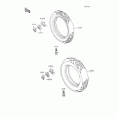 Схема вузла: Шини для Kawasaki ZX600 GPX600R