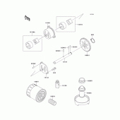 Схема вузла: Масляний насос для Kawasaki ZX600 ZZ-R600
