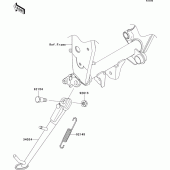 Схема узла: Stand(s) для Kawasaki ZR800 Z800 ABS