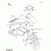 Схема узла: Крыло для Kawasaki ZX600 Ninja 600R