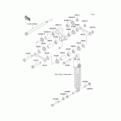 Схема вузла: Підвіска для Kawasaki KLX250 KLX250R